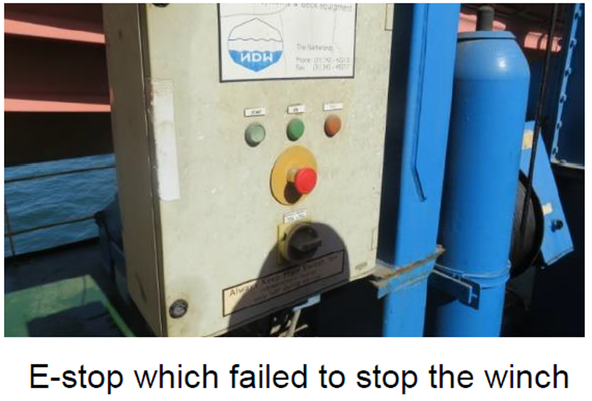 hen close to the final stowage position the remote control failed and the limit switch did not activate as designed.