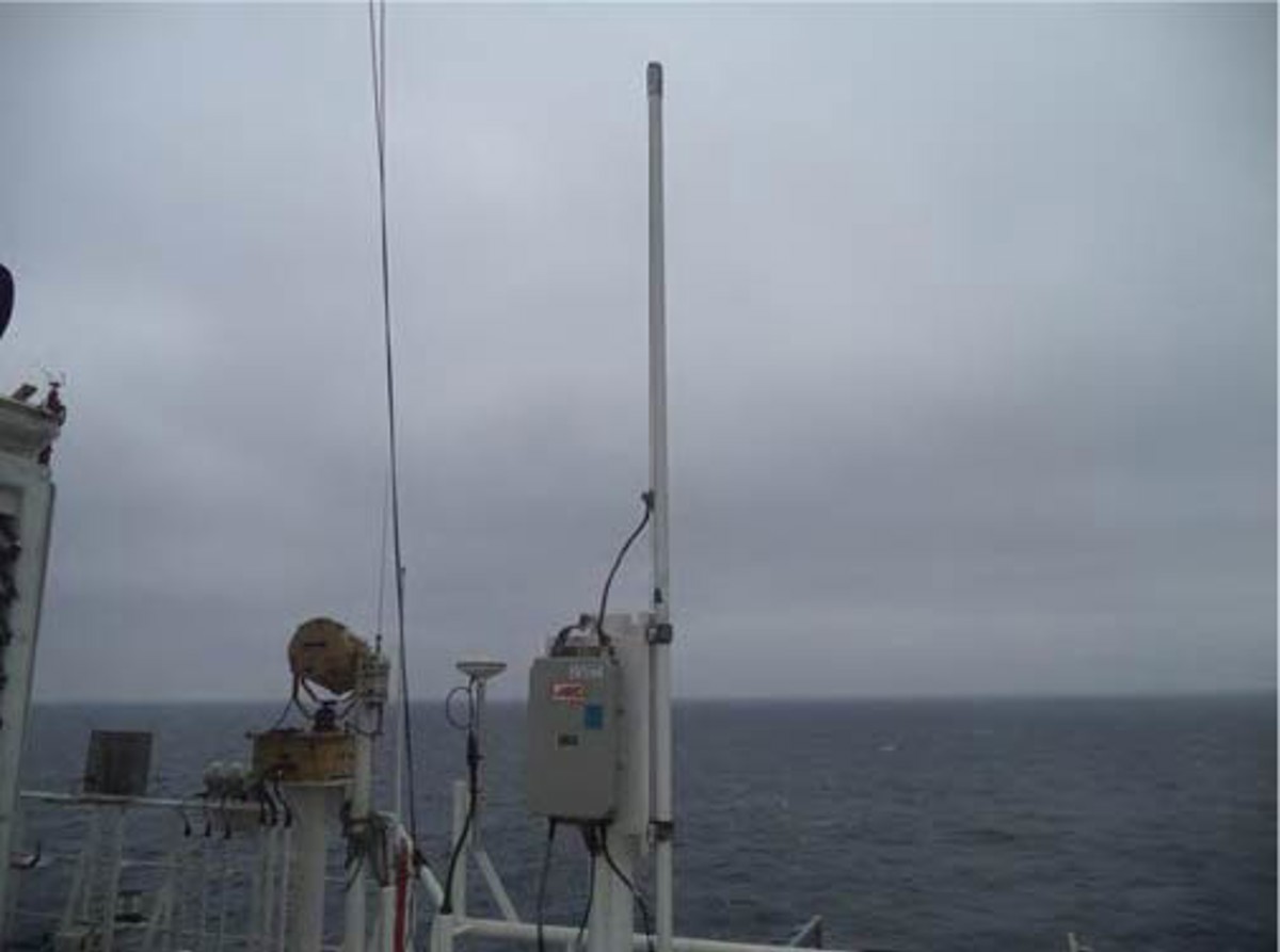 SSB antenna above bridge