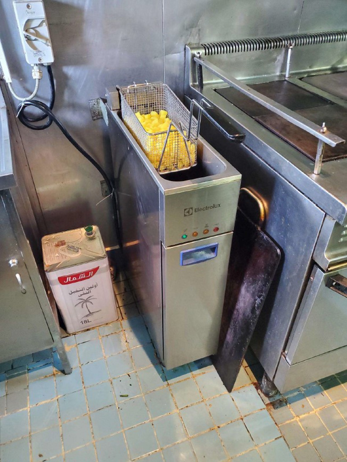 Electrical stove and deep fat fryer