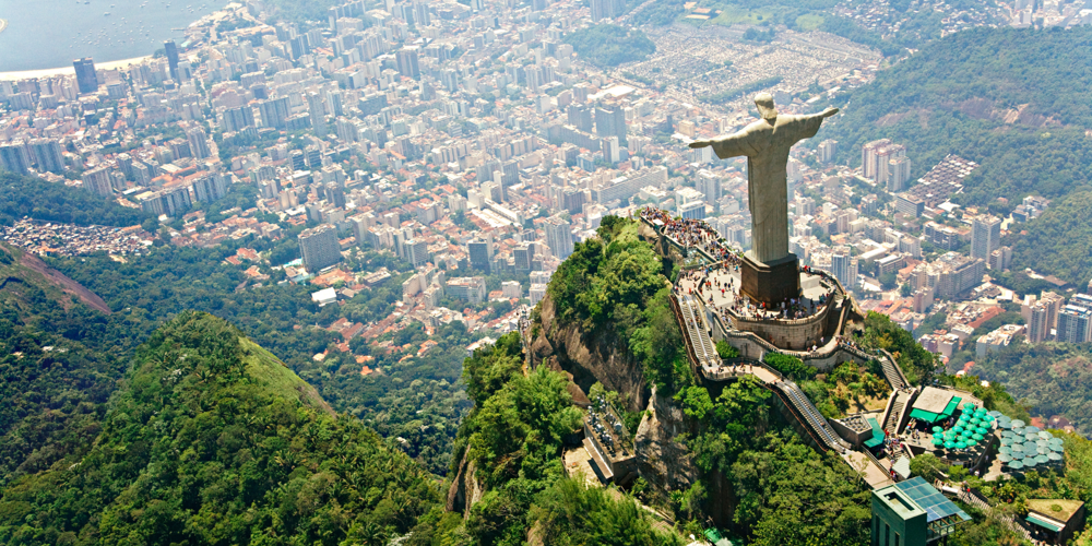 Aerial view of Rio de Janeiro, Brazil