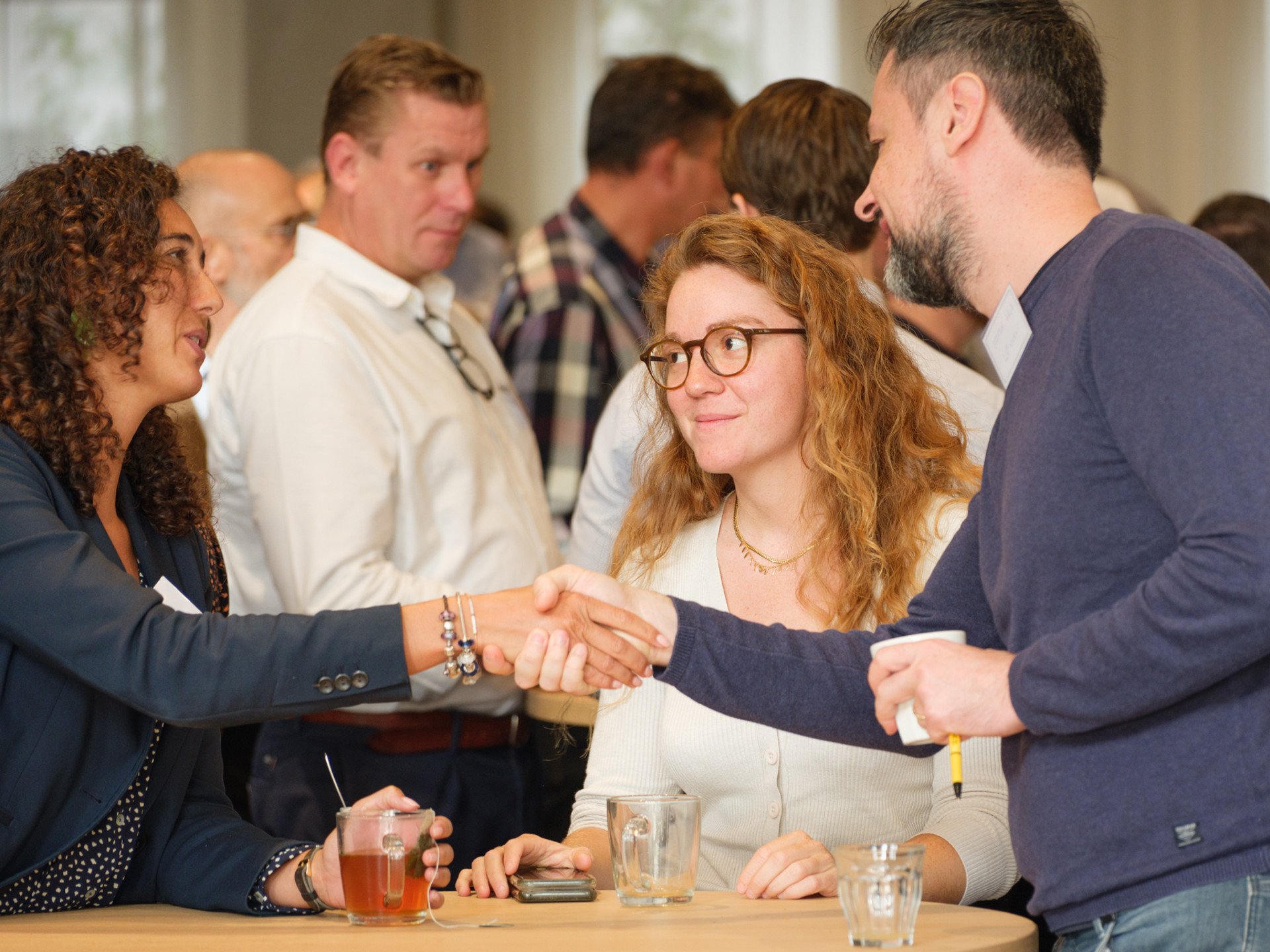 Photo of coffee break networking