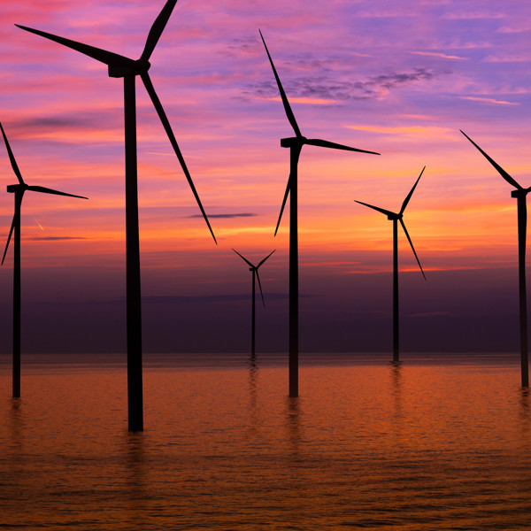 Offshore Wind Sunset (Istock)