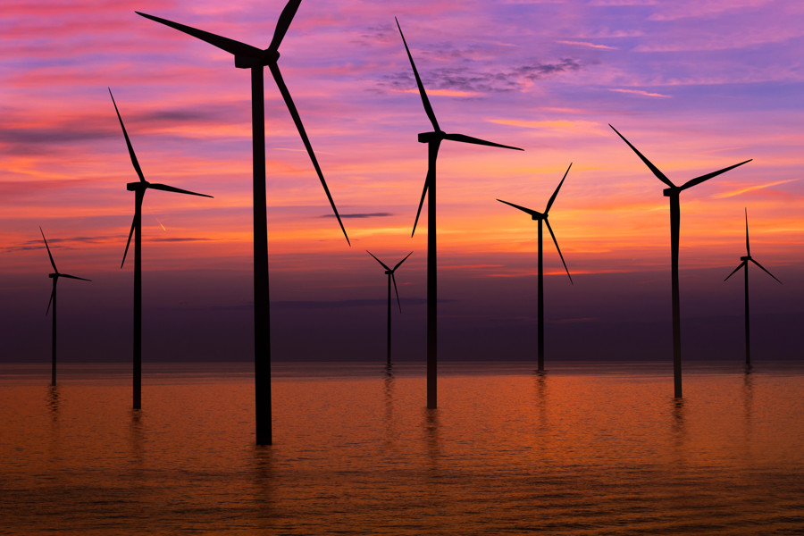 Offshore Wind Sunset (Istock)