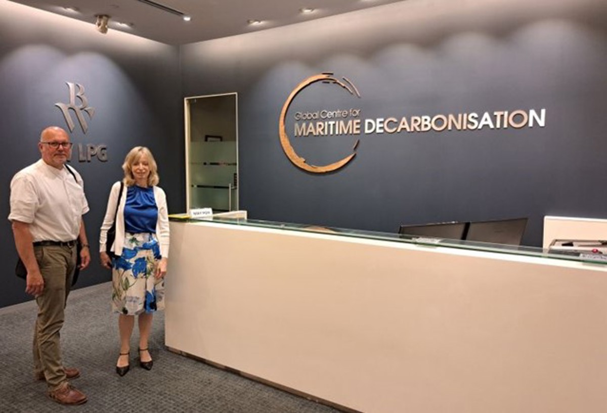 A photo of IMCA visiting the Global Center for Maritime Decarbonisation