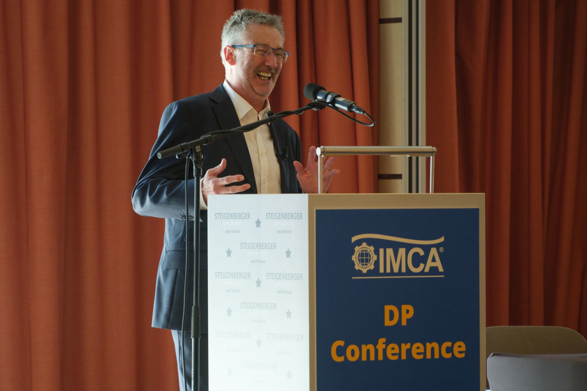 Photo of Iain Grainger (IMCA CEO) at DP Conference 2024