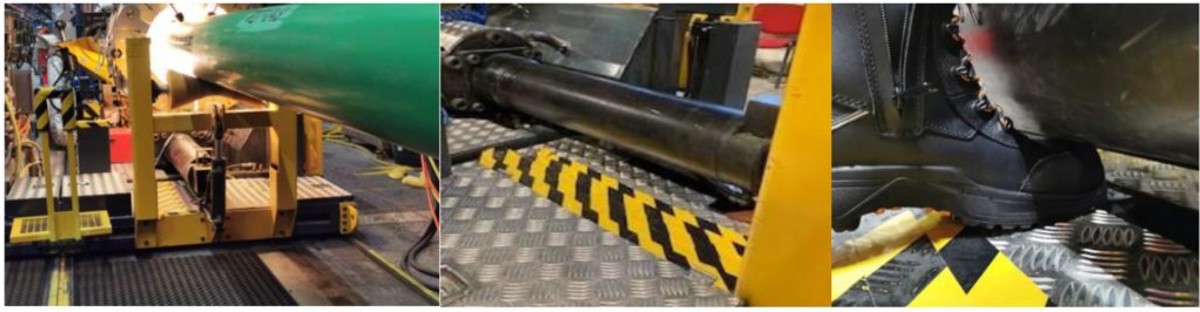 IMCA SF High potential incident – Foot trapped under ram cylinder Foot trapped under ram cylinder