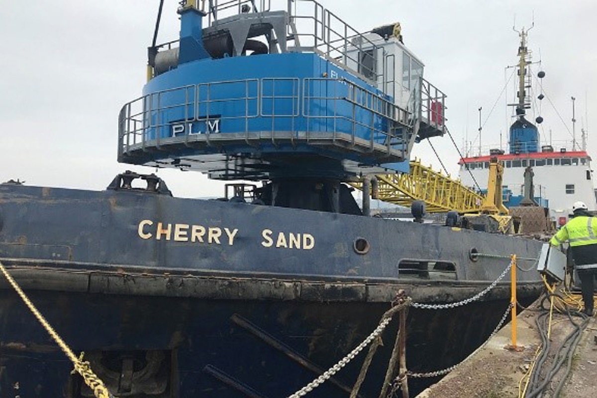 Master of the dredging vessel Cherry Sand died when he was crushed between the dredger and the jetty after he fell while attempting to step ashore to assist berthing the vessel in Rosyth, Scotland.