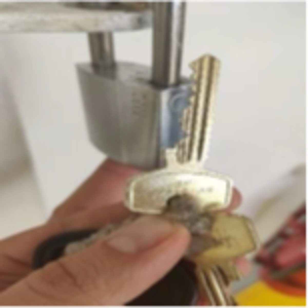 key did not fit the lock