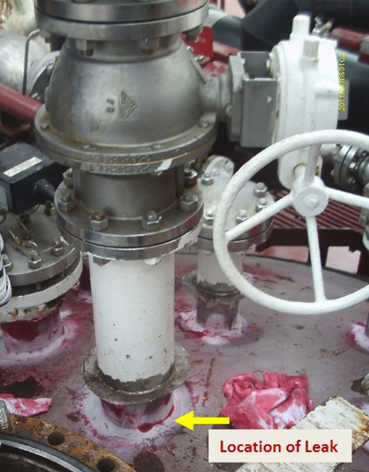 IMCA SF USCG: two alerts relating to gas releases Crack on cargo vapor line