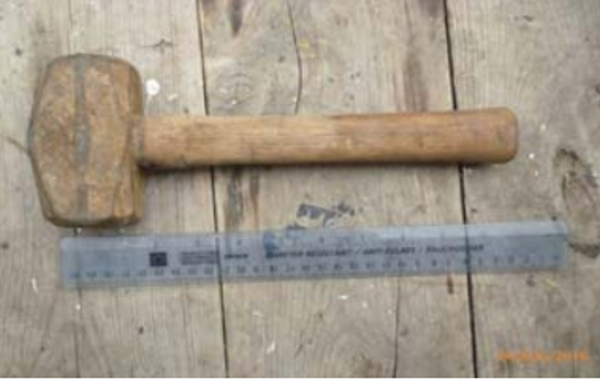 wooden hammer