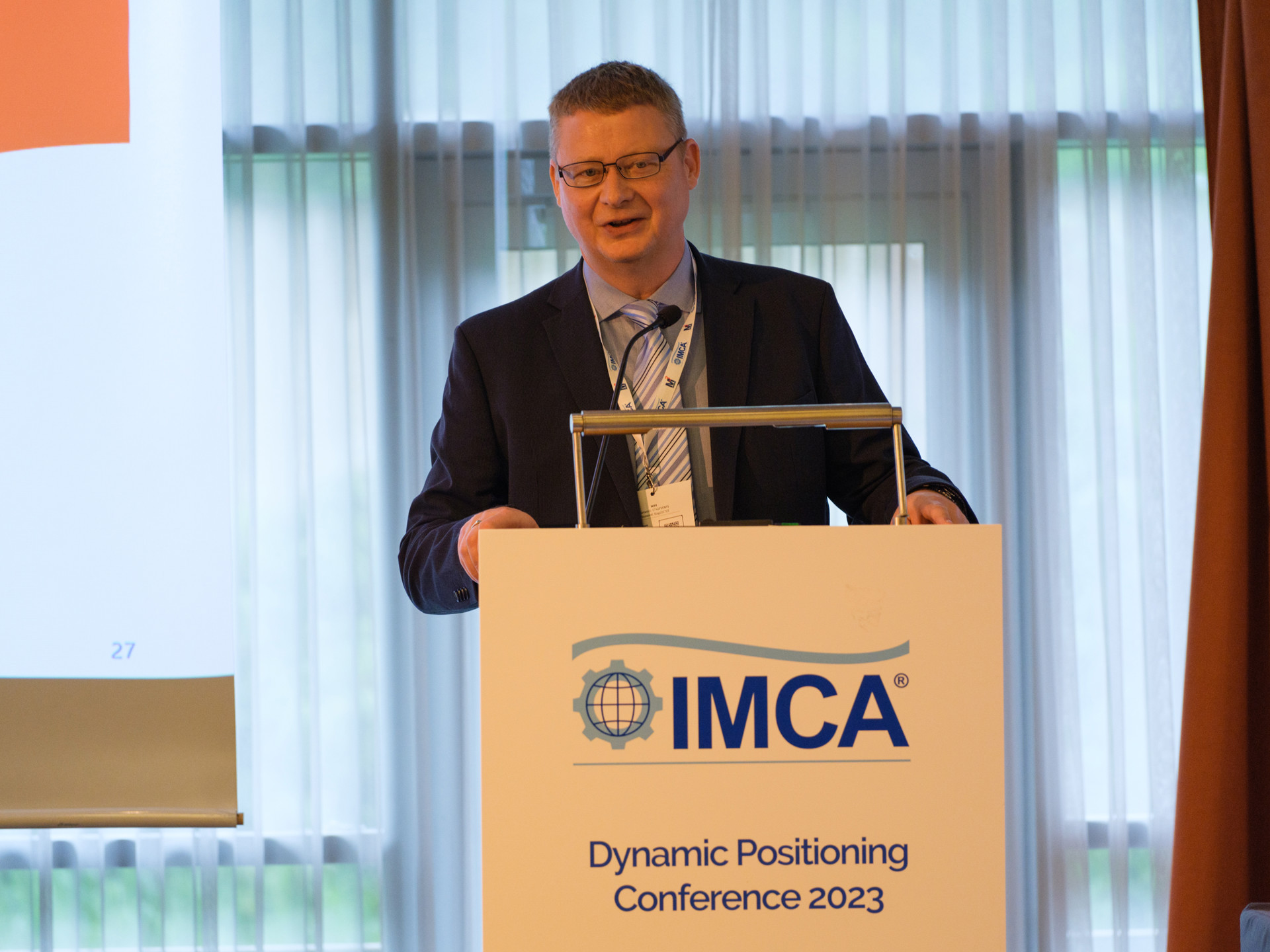 Photo of Jim Cullen (IMCA) at DP Conference 2023