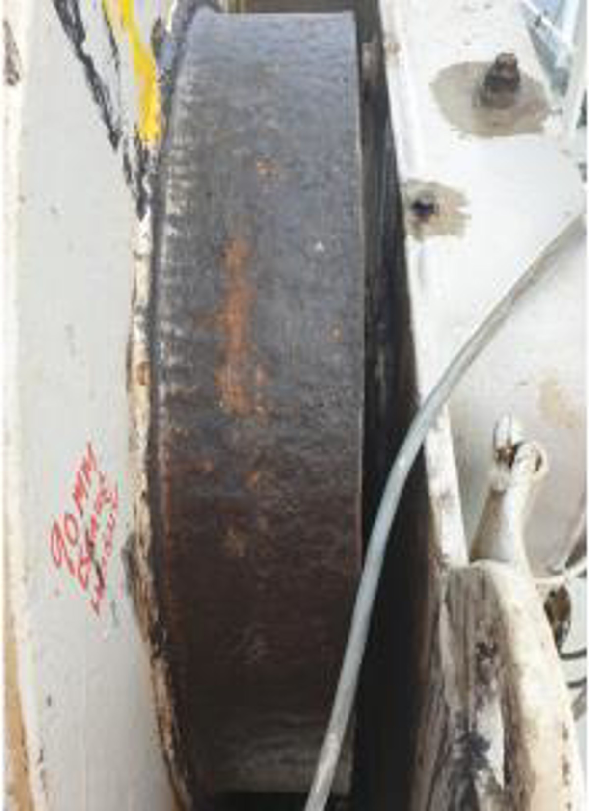 IMCA SF De Rusting Incident Resulting In Eye Injury Brake band after descaling