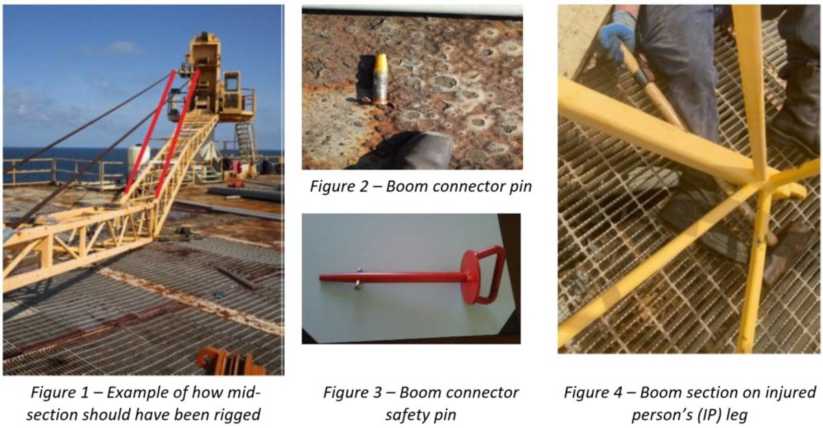 IMCA SF BSEE: Unsafe crane working practices result in injury How mid section should have been rigged