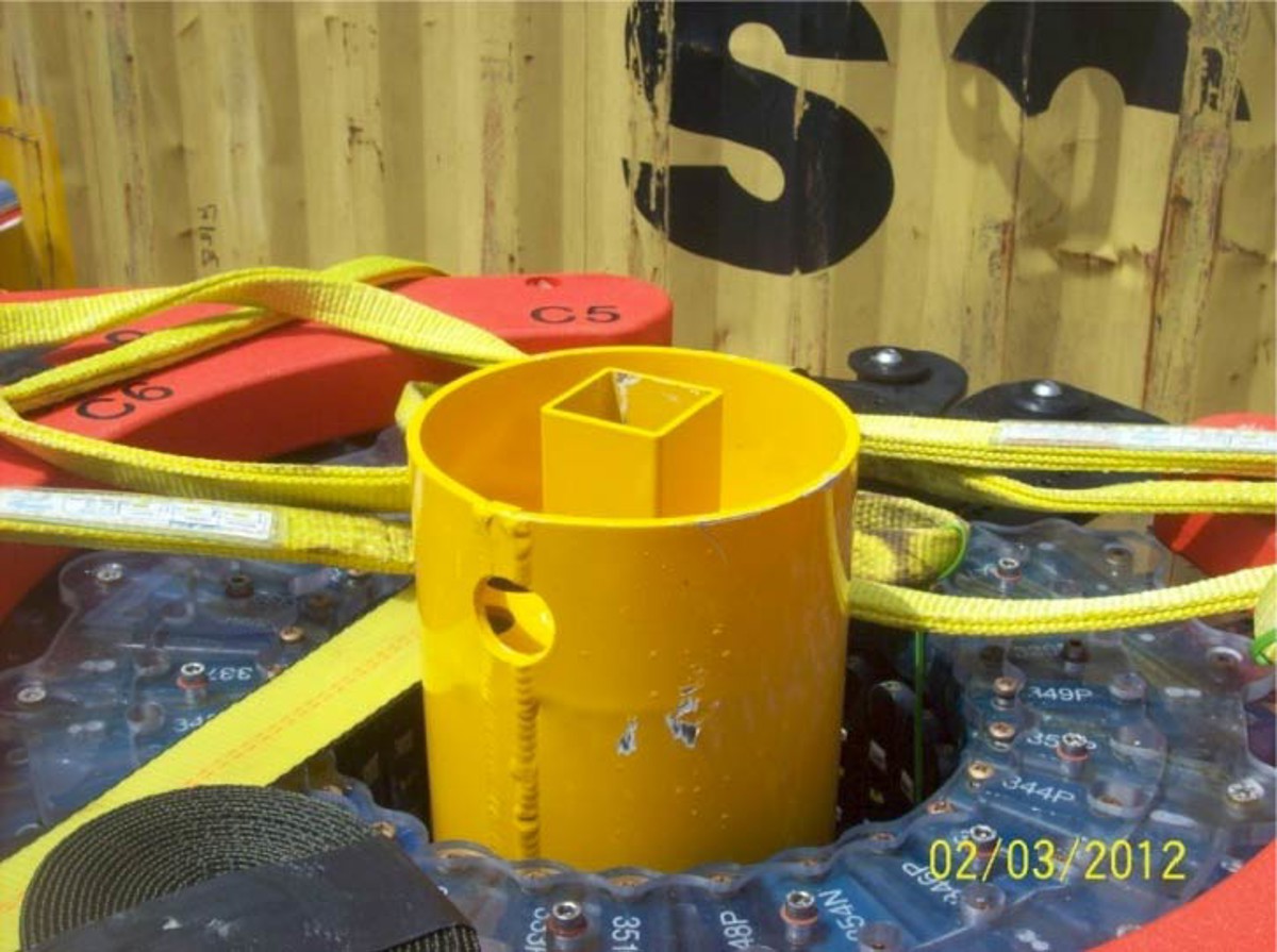 IMCA SF Lifting post failure on survey equipment 2 Attachment point