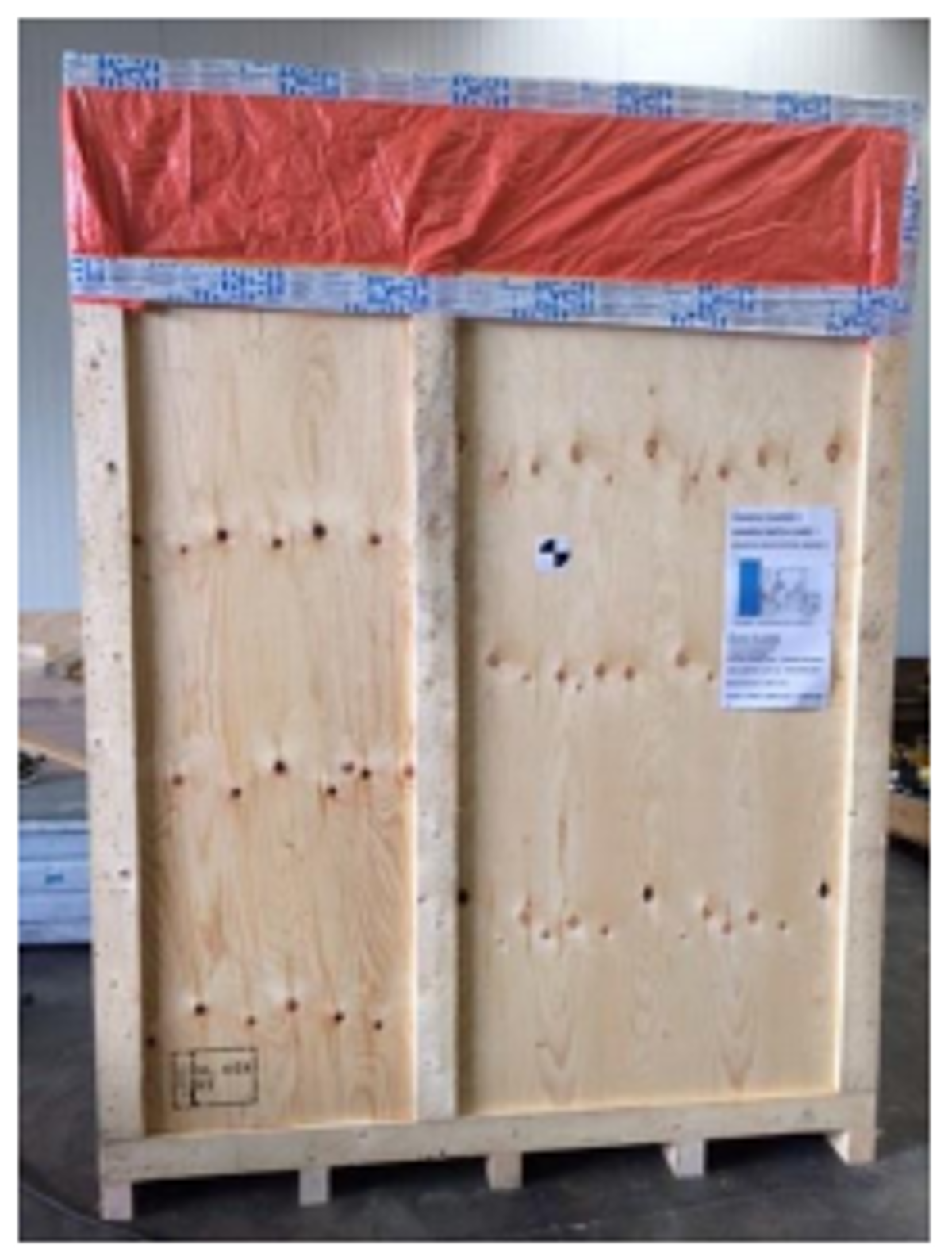 A Variable Speed Drive electrical panel, weighing 1500 kg, was being unpacked from its transit packaging, when the unit fell forward, trapping and killing one of the work party