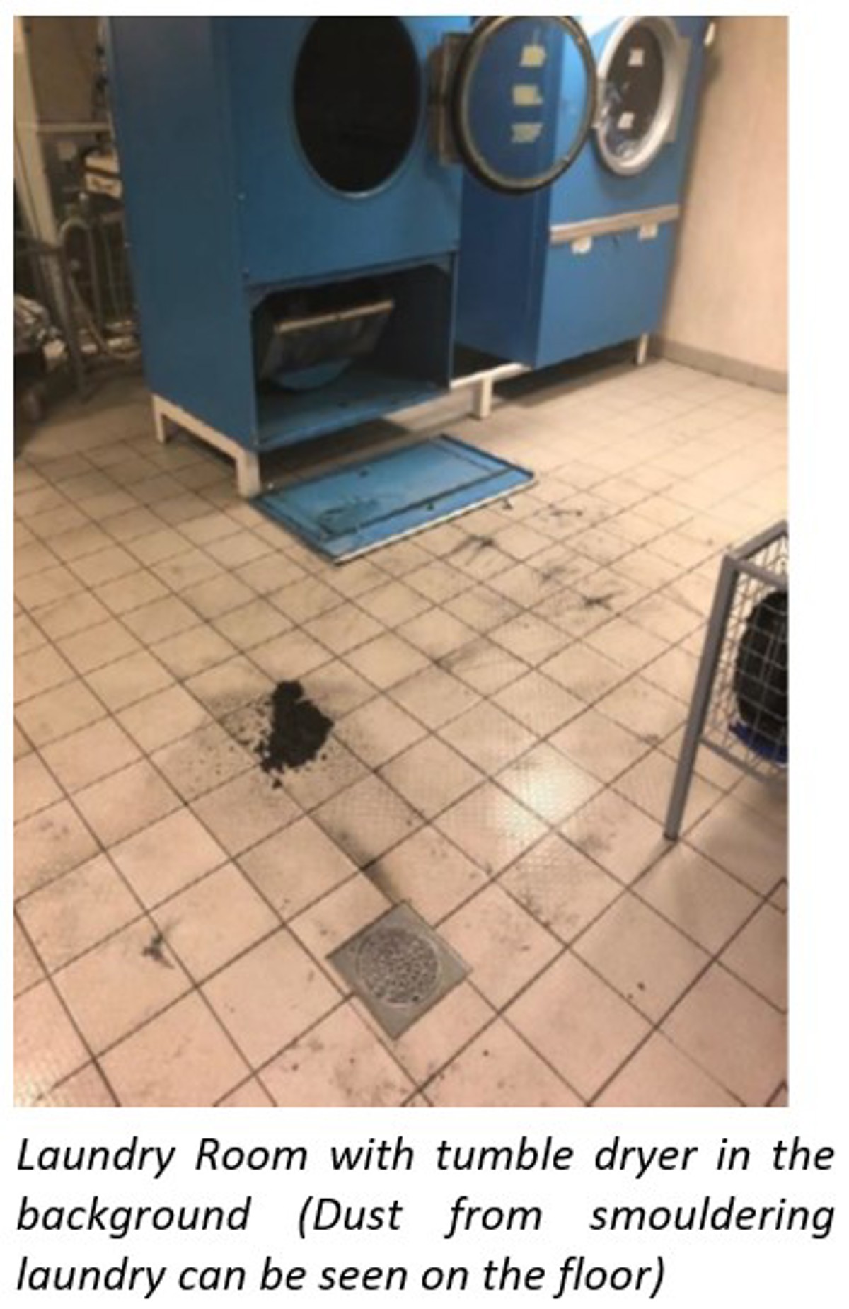 A tumble dryer was in operation when the heat within the machine exceeded its safe operating level resulting in items of laundry inside the machine overheating and generating smoke.