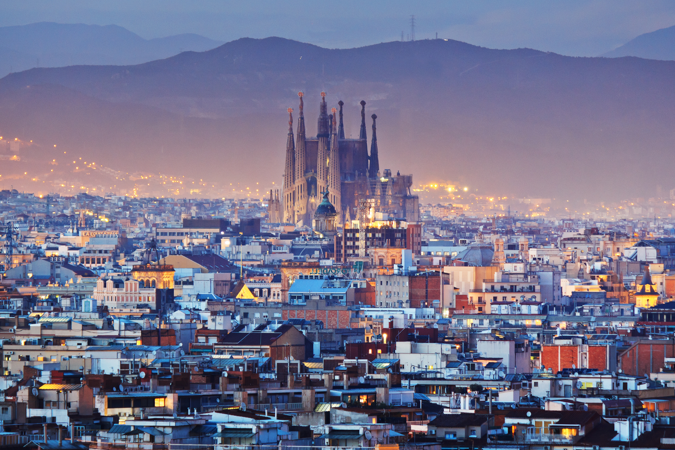 Barcelona skyline