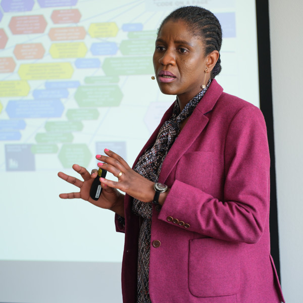 Photo of Mary Ntamark (IMCA) at IMCA Europe & Africa Regional meeting: Rotterdam 2023