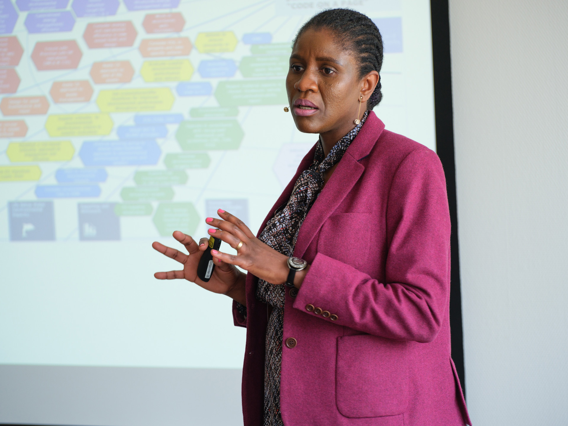 Photo of Mary Ntamark (IMCA) at IMCA Europe & Africa Regional meeting: Rotterdam 2023