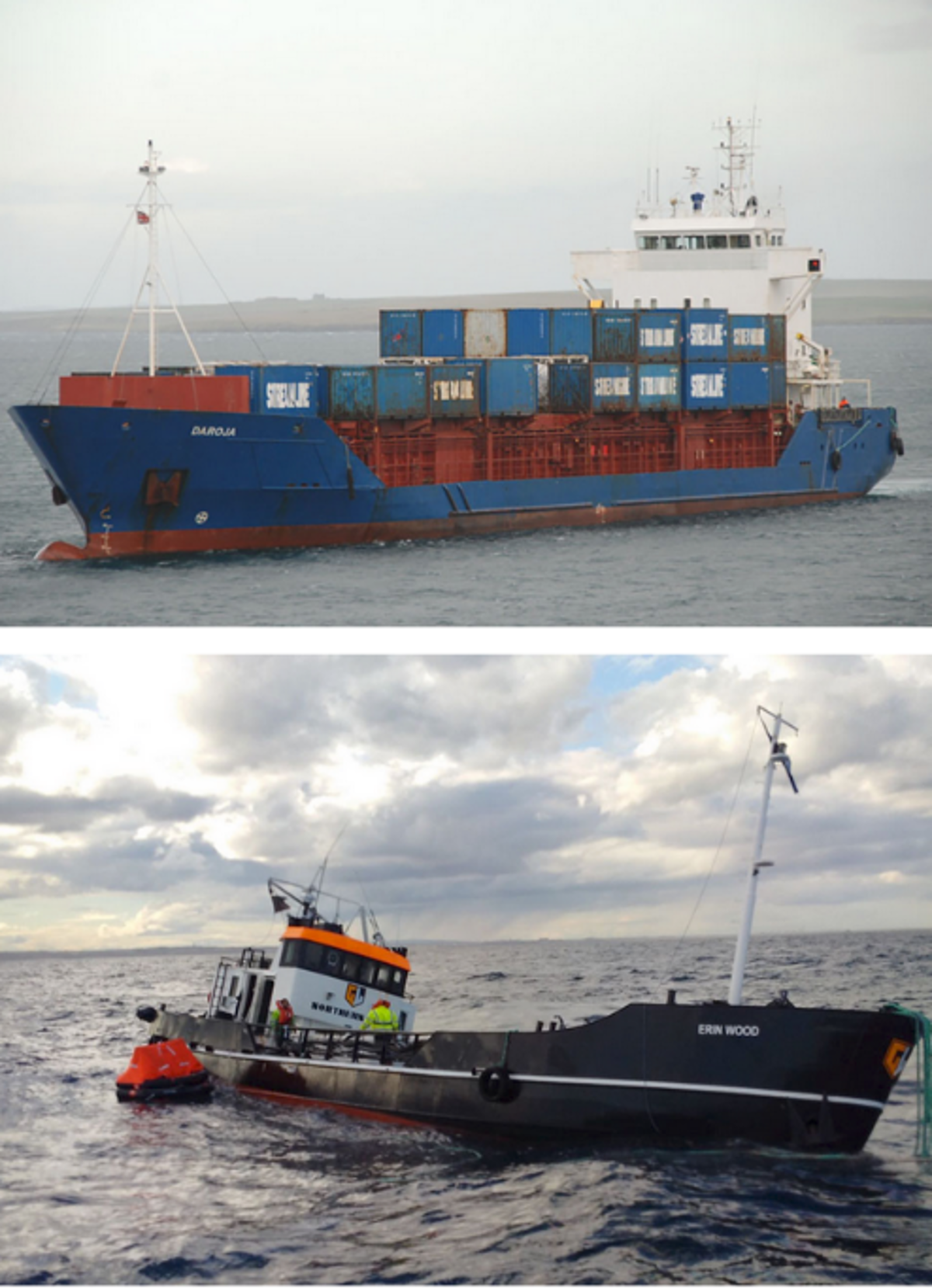 IMCA SF 07/17: MAIB: Two recent vessel collisions Sf71 When these two vessels collided, minor damage was caused to the larger cargo vessel, but the smaller bunker barge suffered breaches of the hull, resulting in flooding of the vessel and pollution from leaking fuel cargo.