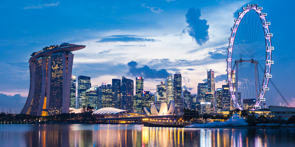 Skyline of Singapore