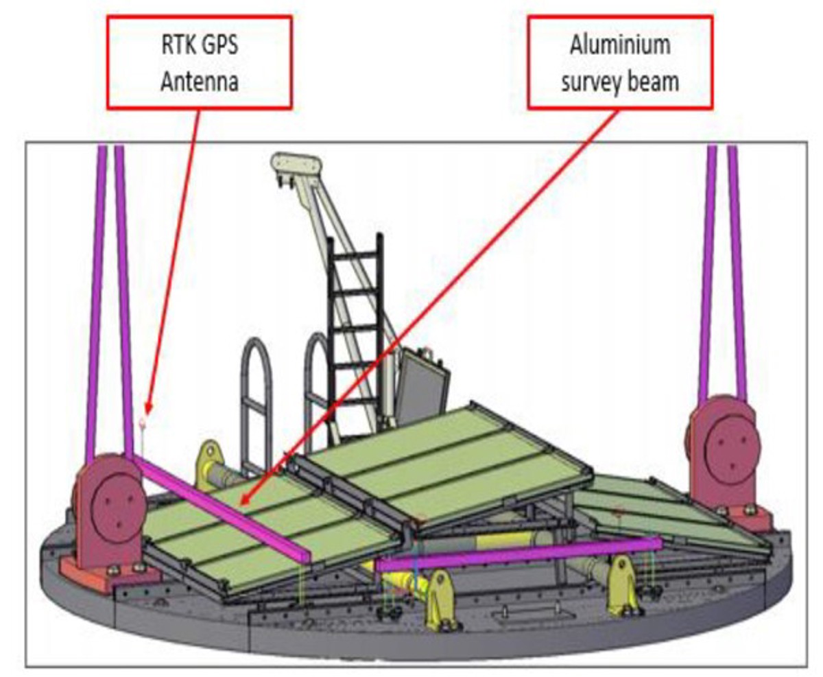 Diagram of damaged equipment