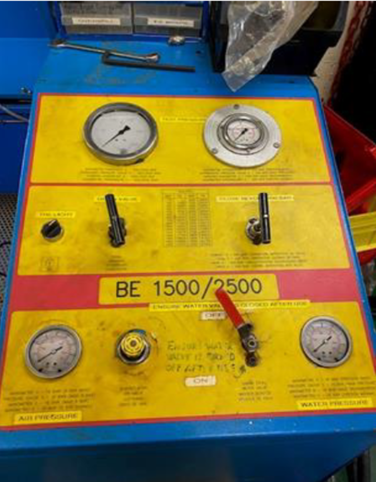 Control panel Control panel