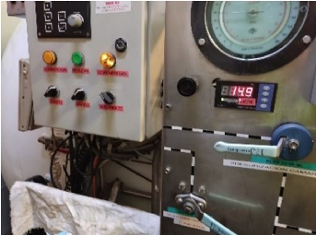 IMCA SF Surface decompression near-miss 4 Exhaust valve open, visual and audible alarm