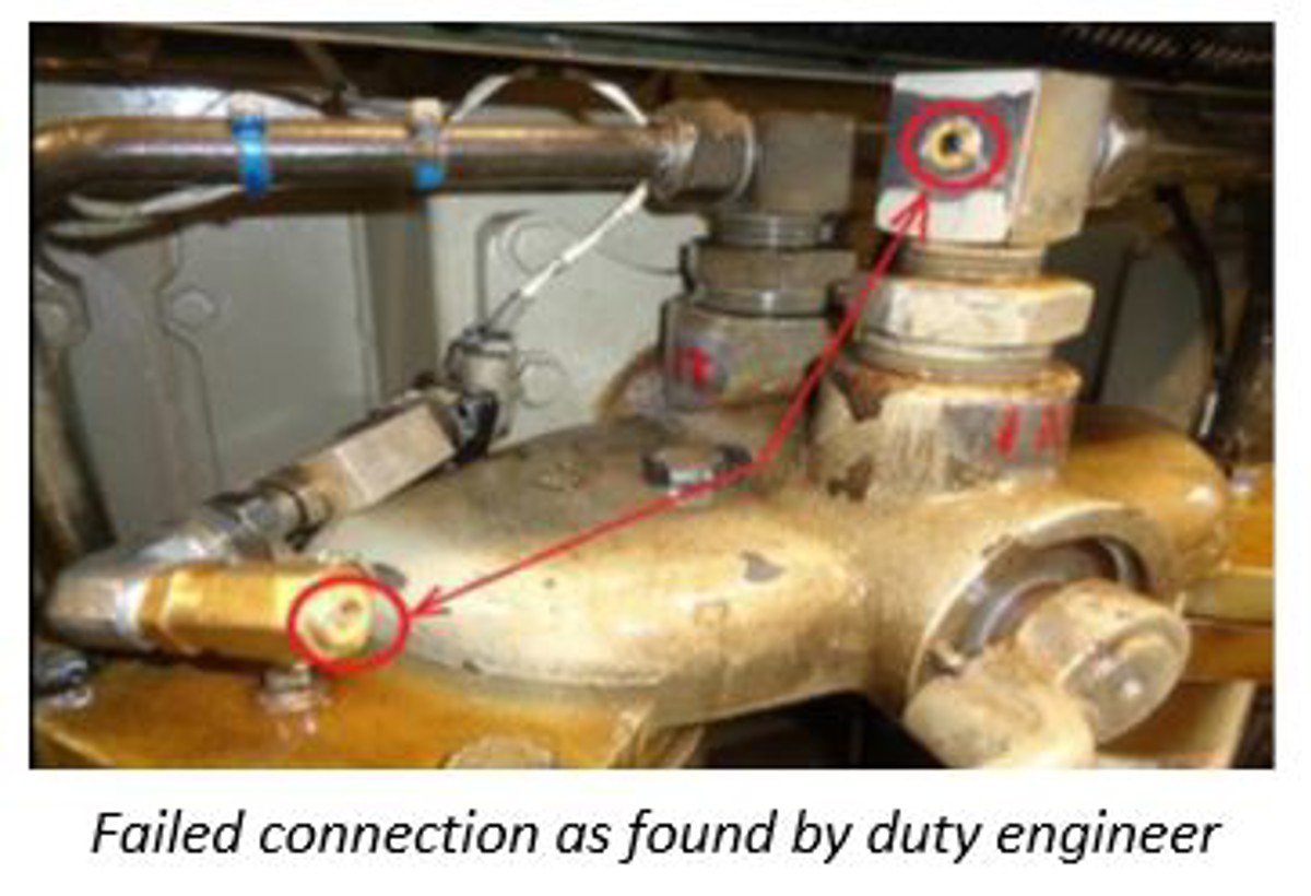 IMCA SF Fuel spray fire 1 Failed connection