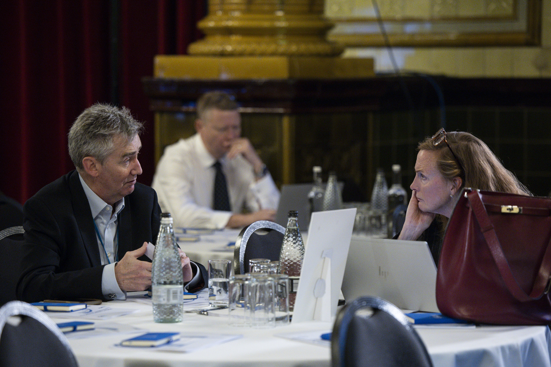 Iain Grainger (IMCA) and Maggie Hickland (Allseas) at Navigating Offshore Wind Contracts 2023