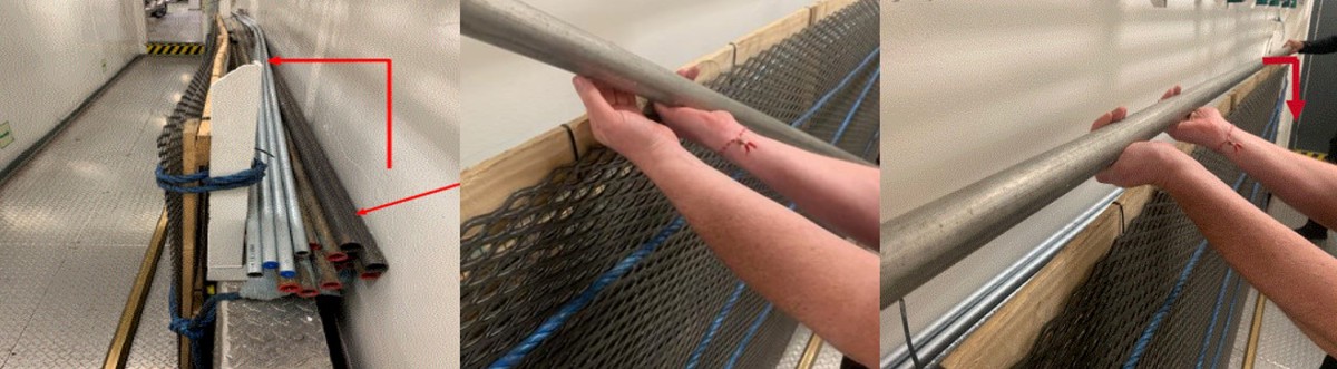 IMCA SF LTI: Three fingers badly cut while handling a long brass bar image Crew member on a vessel suffered laceration on three fingers of the left hand while attempting to remove a brass bar from the storage rack