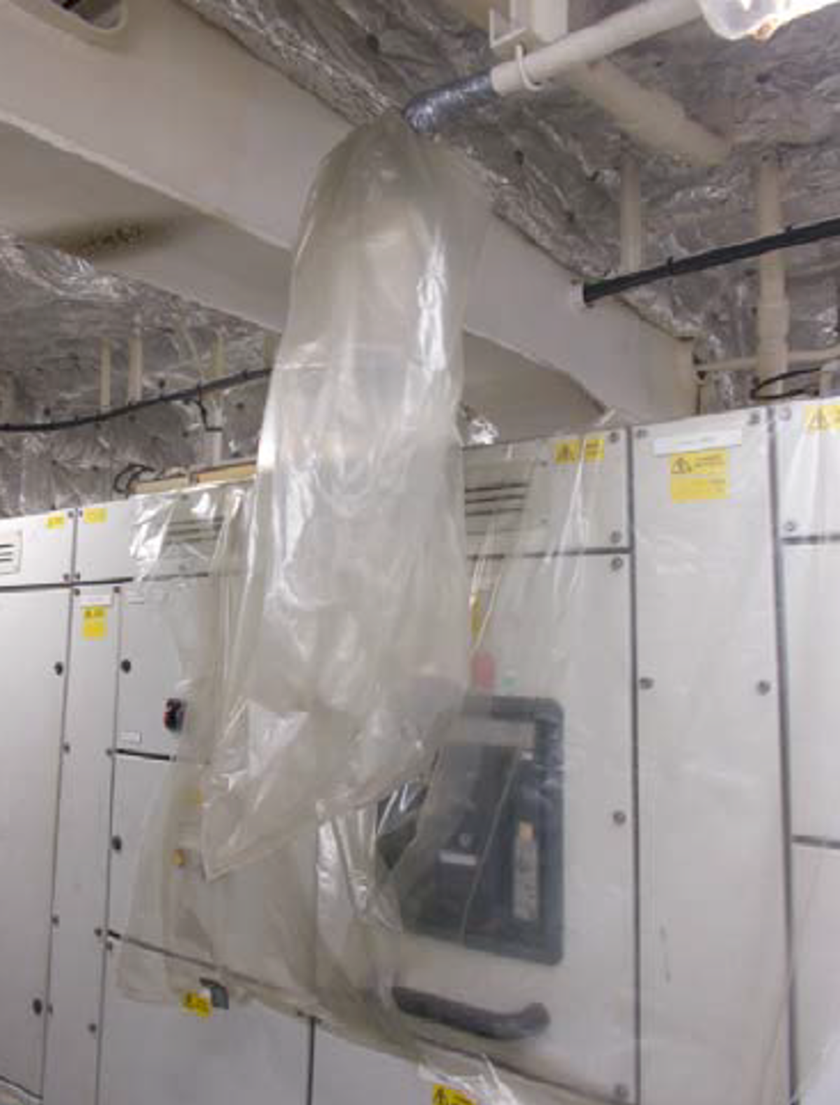 IMCA SF Unexpected Release of Water During Annual Maintenance of CO2 Fixed Firefighting System 3 Bags placed over nozzle heads