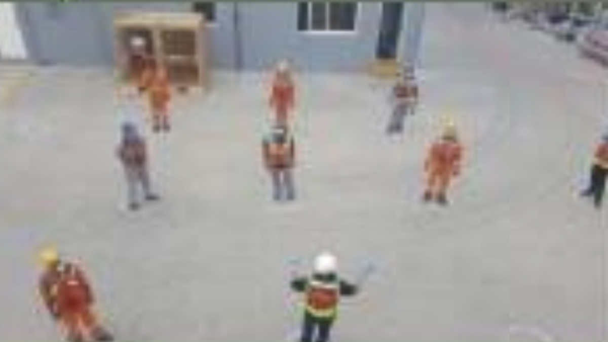 IMCA SF 15/20: COVID-19: positive observation – maintaining social distancing during toolbox talks and meetings 3 1 (1) The local mooring department of a contractor member has enforced strict physical distancing in external areas for toolbox talks (TBT) and other operational meetings.
