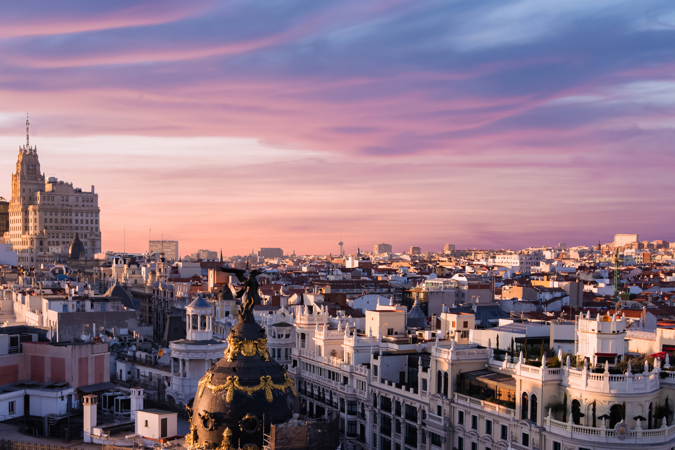 Photo of Madrid skyline