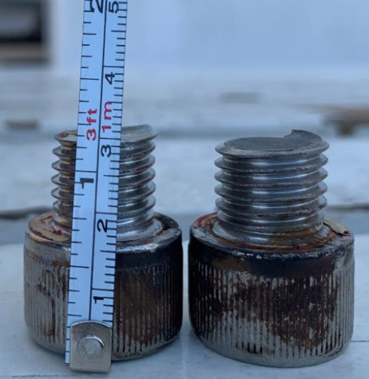 sheared bolts