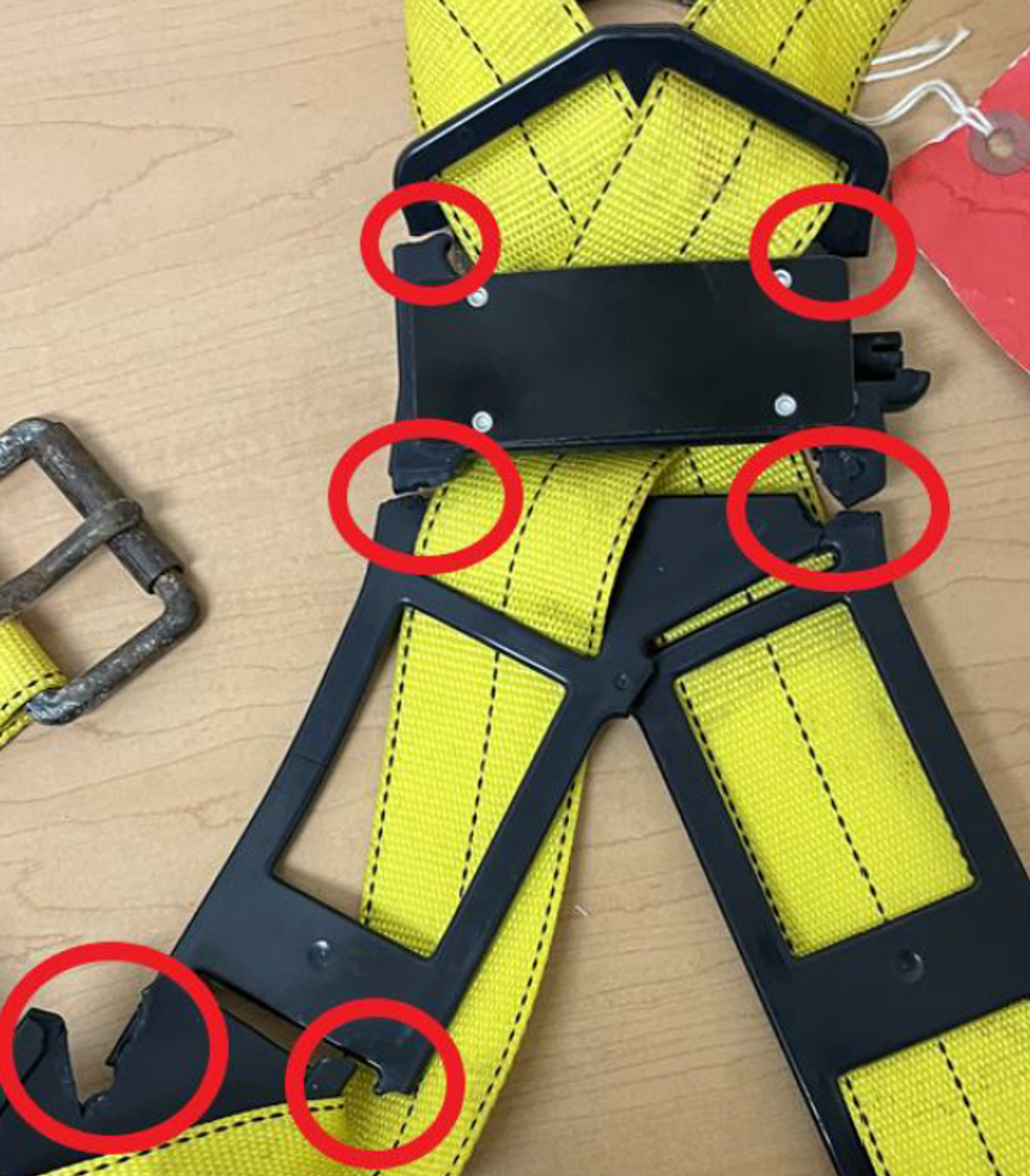 Defective Safety Harness